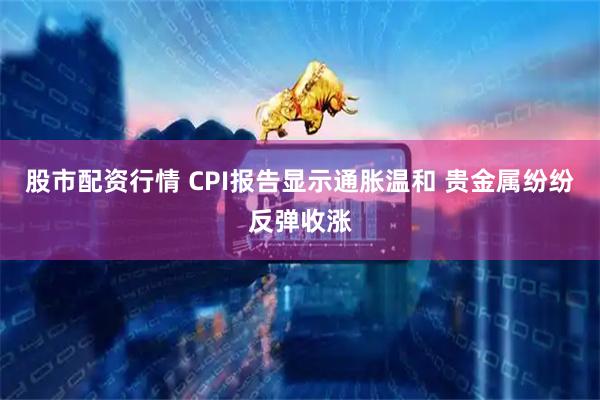 股市配资行情 CPI报告显示通胀温和 贵金属纷纷反弹收涨