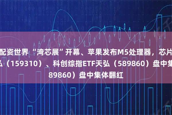配资世界 “湾芯展”开幕、苹果发布M5处理器，芯片ETF天弘（159310）、科创综指ETF天弘（589860）盘中集体翻红